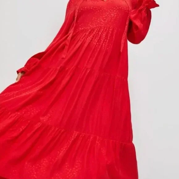 Anthropologie Red Maxi Dress - Picture 2 of 6